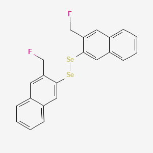 Diselenide, bis[3-(fluoromethyl)-2-naphthalenyl]