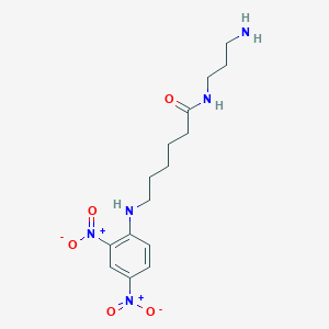 N-(3-Aminopropyl)-6-(2,4-dinitroanilino)hexanamide