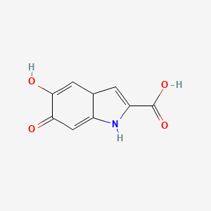 5-Hydroxy-6-oxo-3a,6-dihydro-1H-indole-2-carboxylic acid