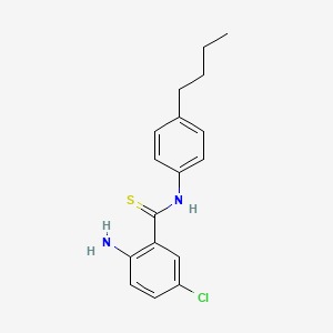 2-Amino-N-(4-butylphenyl)-5-chlorobenzene-1-carbothioamide