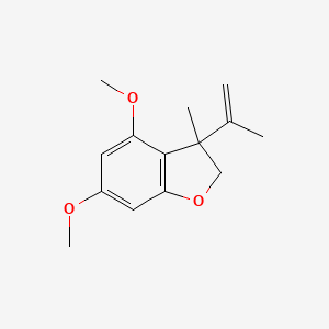 Benzofuran, 2,3-dihydro-4,6-dimethoxy-3-methyl-3-(1-methylethenyl)-