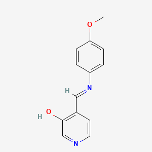 4-[(4-Methoxyanilino)methylidene]pyridin-3(4H)-one