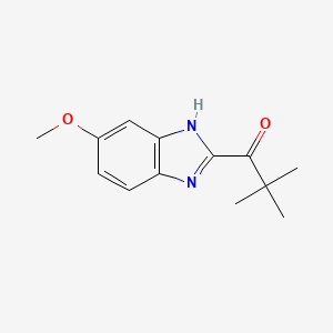 1-(5-Methoxy-1H-benzimidazol-2-yl)-2,2-dimethylpropan-1-one