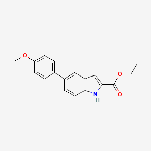 Ethyl 5-(4-methoxyphenyl)-1H-indole-2-carboxylate