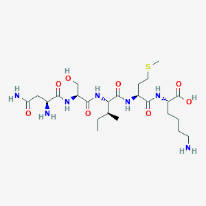 L-Asparaginyl-L-seryl-L-isoleucyl-L-methionyl-L-lysine