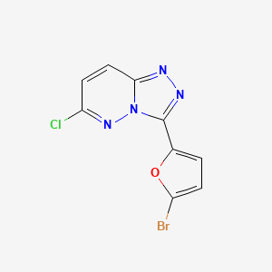 3-(5-Bromofuran-2-yl)-6-chloro[1,2,4]triazolo[4,3-b]pyridazine