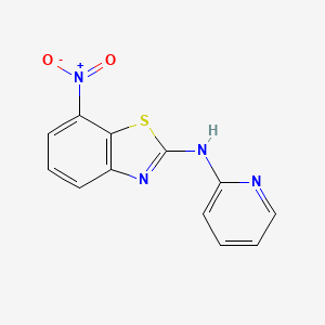 2-Benzothiazolamine, 7-nitro-N-2-pyridinyl-