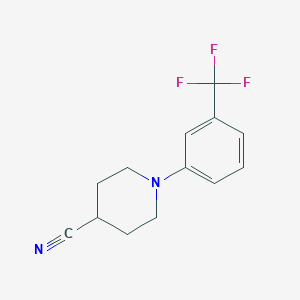 1-[3-(Trifluoromethyl)phenyl]piperidine-4-carbonitrile