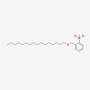 molecular formula C23H39NO3 B15409752 1-[(Hexadecyloxy)methyl]-2-nitrobenzene CAS No. 827340-46-5