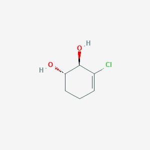 molecular formula C6H9ClO2 B15409757 (1S,2R)-3-Chlorocyclohex-3-ene-1,2-diol CAS No. 828295-37-0