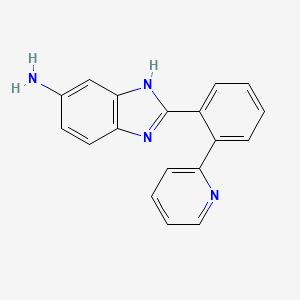 1H-Benzimidazol-5-amine, 2-[2-(2-pyridinyl)phenyl]-