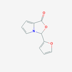 1H,3H-Pyrrolo[1,2-c]oxazol-1-one, 3-(2-furanyl)-