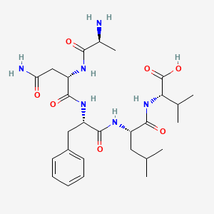 L-Valine, L-alanyl-L-asparaginyl-L-phenylalanyl-L-leucyl-