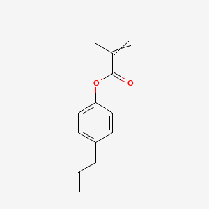 2-Butenoic acid, 2-methyl-, 4-(2-propenyl)phenyl ester, (2Z)-