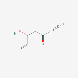 5-Hydroxyhept-6-en-1-yn-3-one