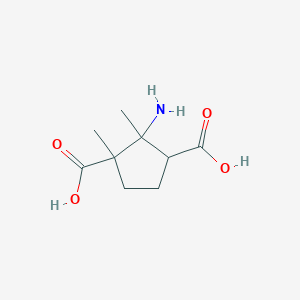 2-Amino-1,2-dimethylcyclopentane-1,3-dicarboxylic acid