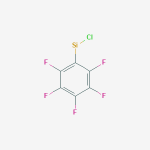 molecular formula C6ClF5Si B15409867 (Pentafluorophenyl)chlorosilane 