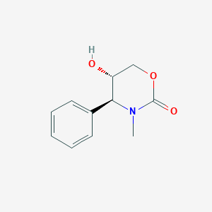 molecular formula C11H13NO3 B15409879 (4S,5S)-5-hydroxy-3-methyl-4-phenyl-1,3-oxazinan-2-one CAS No. 828272-15-7