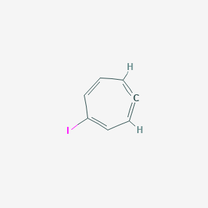 molecular formula C7H5I B15409888 5-Iodocyclohepta-1,2,4,6-tetraene CAS No. 827598-96-9