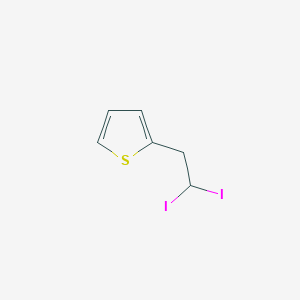 2-(2,2-Diiodoethyl)thiophene