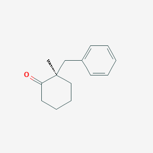 (2R)-2-Benzyl-2-methylcyclohexan-1-one