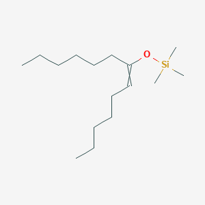 molecular formula C16H34OSi B15409930 Trimethyl[(tridec-6-en-7-yl)oxy]silane CAS No. 613245-93-5