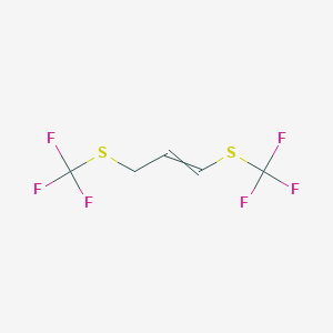 1,3-Bis[(trifluoromethyl)sulfanyl]prop-1-ene