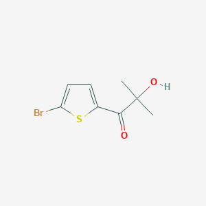 1-(5-Bromothiophen-2-yl)-2-hydroxy-2-methylpropan-1-one