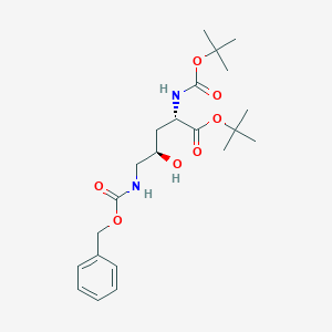 B015410 tert-butyl 5-benzyloxycarbonylamino-2(S)-tert-butoxycarbonylamino-4(R)-hydroxypentanoate CAS No. 371972-14-4