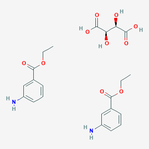 (2R,3R)-2,3-dihydroxybutanedioic acid;ethyl 3-aminobenzoate