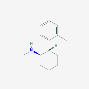 molecular formula C14H21N B15410073 (1R,2S)-N-methyl-2-(2-methylphenyl)cyclohexan-1-amine CAS No. 790596-78-0