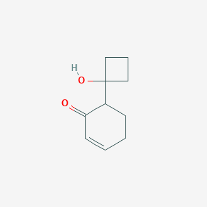 2-Cyclohexen-1-one, 6-(1-hydroxycyclobutyl)-