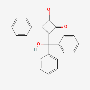 3-[Hydroxy(diphenyl)methyl]-4-phenylcyclobut-3-ene-1,2-dione