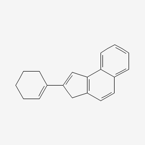 molecular formula C19H18 B15410095 2-(Cyclohex-1-en-1-yl)-3H-cyclopenta[a]naphthalene CAS No. 819871-49-3