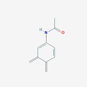 molecular formula C10H11NO B15410097 N-(3,4-Dimethylidenecyclohexa-1,5-dien-1-yl)acetamide CAS No. 502162-77-8