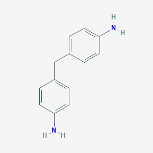 molecular formula C13H14N2<br>C13H14N2<br>NH2C6H4CH2C6H4NH2 B154101 4,4'-Methylenedianiline CAS No. 101-77-9