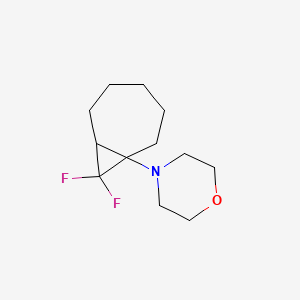 4-(8,8-Difluorobicyclo[5.1.0]octan-1-yl)morpholine