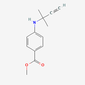 Methyl 4-[(2-methylbut-3-yn-2-yl)amino]benzoate