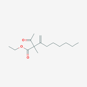 Nonanoic acid, 2-acetyl-2-methyl-3-methylene-, ethyl ester