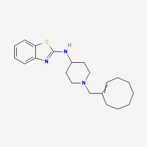 N-{1-[(Cyclooct-1-en-1-yl)methyl]piperidin-4-yl}-1,3-benzothiazol-2-amine