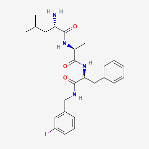 L-Leucyl-L-alanyl-N-[(3-iodophenyl)methyl]-L-phenylalaninamide