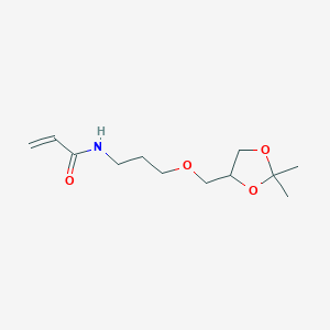 N-{3-[(2,2-Dimethyl-1,3-dioxolan-4-yl)methoxy]propyl}prop-2-enamide