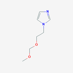 molecular formula C7H12N2O2 B15410181 1-[2-(Methoxymethoxy)ethyl]-1H-imidazole CAS No. 798571-54-7