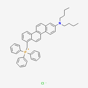 {[8-(Dibutylamino)chrysen-1-yl]methyl}(triphenyl)phosphanium chloride