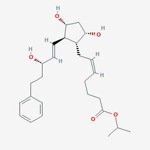 molecular formula C26H38O5 B154102 17-苯基-三去甲-前列腺素 F2α 异丙酯 CAS No. 130209-76-6