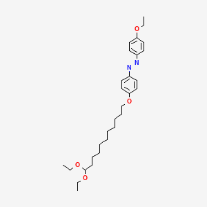 (E)-1-{4-[(11,11-Diethoxyundecyl)oxy]phenyl}-2-(4-ethoxyphenyl)diazene