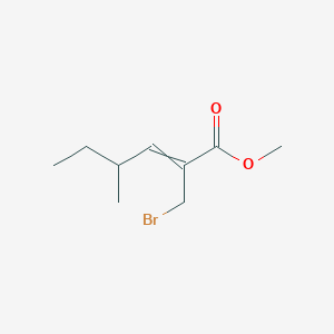 Methyl 2-(bromomethyl)-4-methylhex-2-enoate