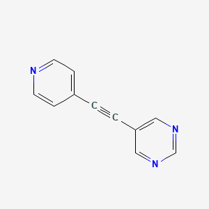 5-[(Pyridin-4-yl)ethynyl]pyrimidine