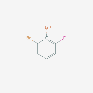 molecular formula C6H3BrFLi B15410265 lithium;1-bromo-3-fluorobenzene-2-ide CAS No. 507242-01-5