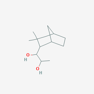 molecular formula C12H22O2 B15410294 1,2-Propanediol, 1-(3,3-dimethylbicyclo[2.2.1]hept-2-yl)- CAS No. 588708-10-5